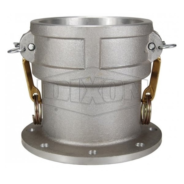 Global Cam and Groove Coupling, 4 in Nominal, Coupler x ANSI Flange End Style, Aluminum